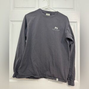 Simply Southern Charcoal Long Sleeve Tee